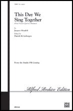 This Day We Sing Together SAB choral sheet music cover